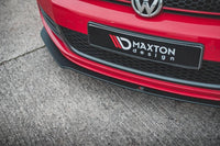 Front Lippe / Front Splitter / Frontansatz V.2 für VW Golf 6 GTI von Maxton Design