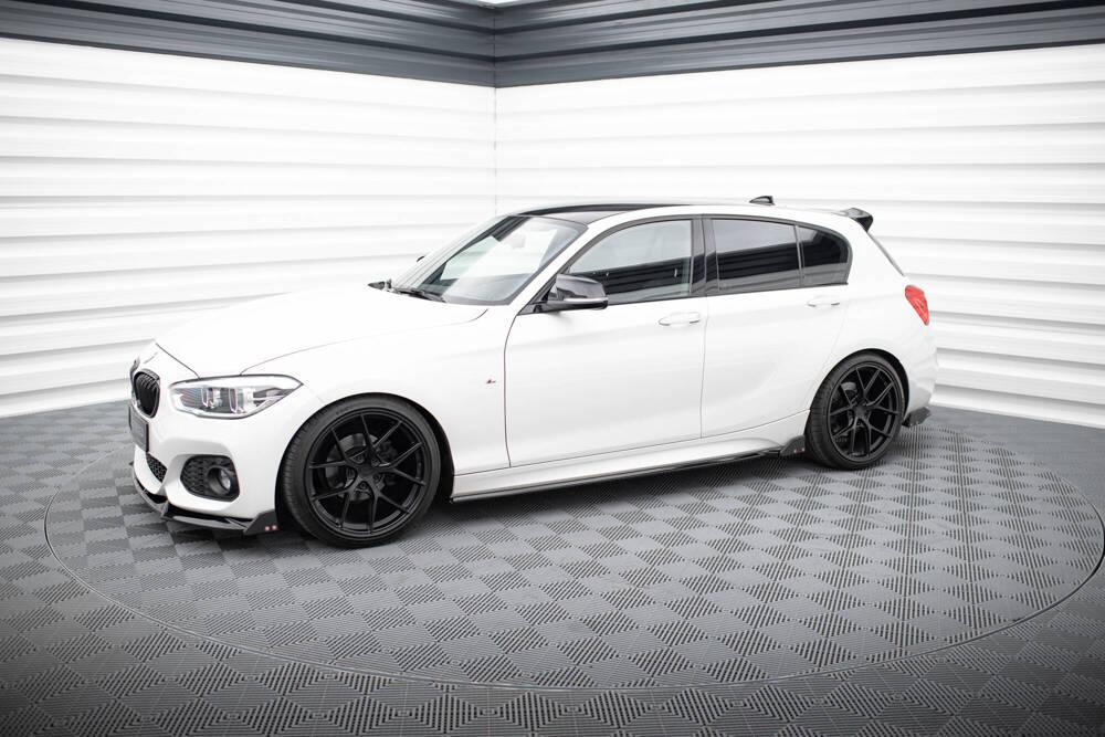 Seitenschweller Erweiterung V.4 mit Flaps für BMW 1 M-Paket / M140i F20 Facelift von Maxton Design