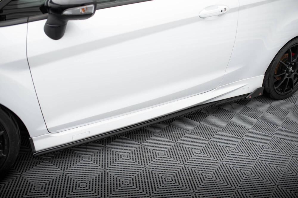 Seitenschweller Erweiterung V.4 mit Flaps für Ford Fiesta ST MK7 Facelift von Maxton Design