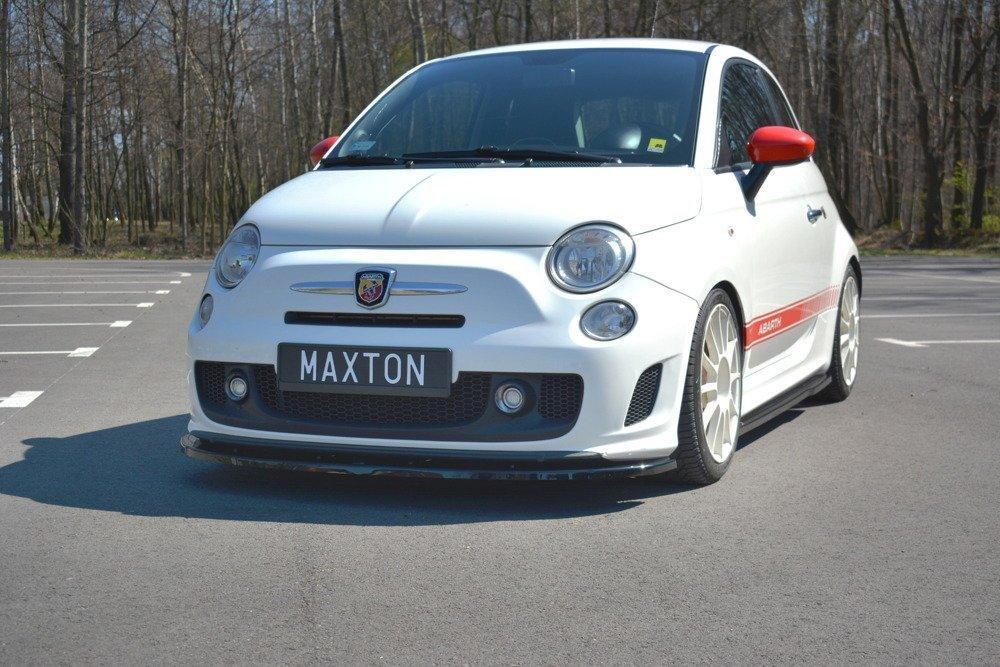 Front Lippe / Front Splitter / Frontansatz für Fiat 500 Abarth von Maxton Design