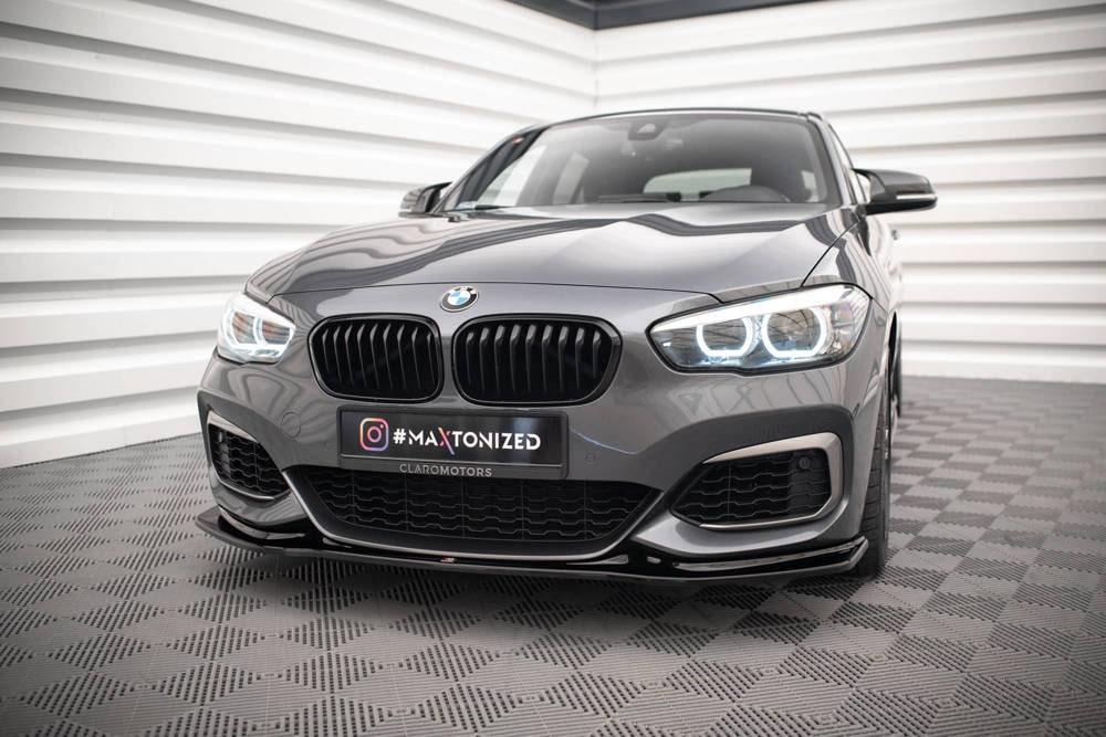 Front Splitter / Cup Schwert / Frontansatz V.3 für BMW 1 F20/F21 M-Power Facelift von Maxton Design