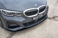 Front Lippe / Front Splitter / Frontansatz V.3 für BMW 3er G20 / G21 M-Paket von Maxton Design