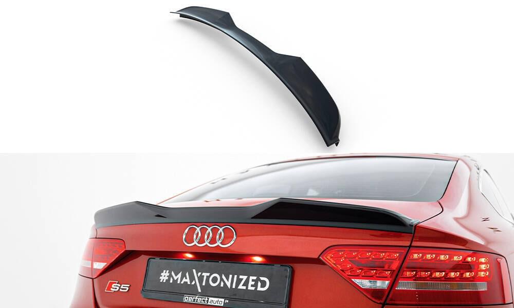 Spoiler Cap 3D für Audi A5 Sportback S-Line 8T Facelift von Maxton Design