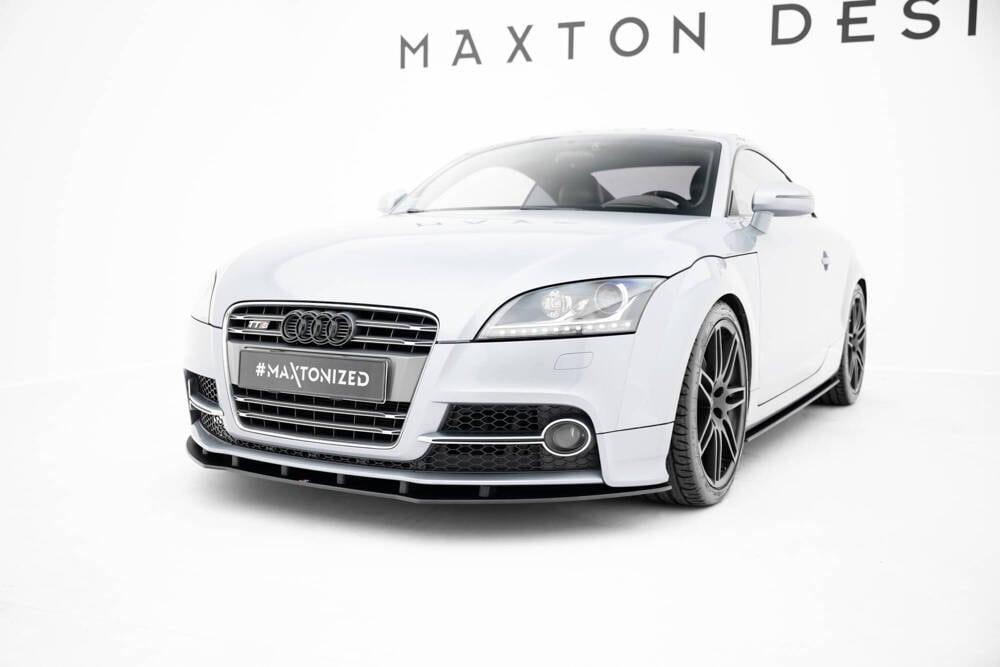 Front Lippe / Front Splitter / Frontansatz Street Pro für Audi TTS / TT S-Line 8J Facelift von Maxton Design