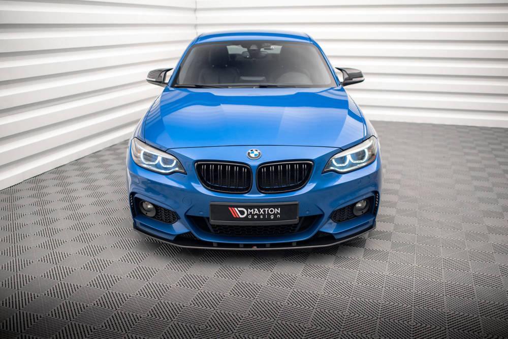 Front Lippe / Front Splitter / Frontansatz Street Pro für BMW 2er F22 M-Paket von Maxton Design