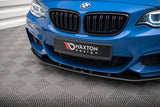 Front Lippe / Front Splitter / Frontansatz Street Pro für BMW 2er F22 M-Paket von Maxton Design