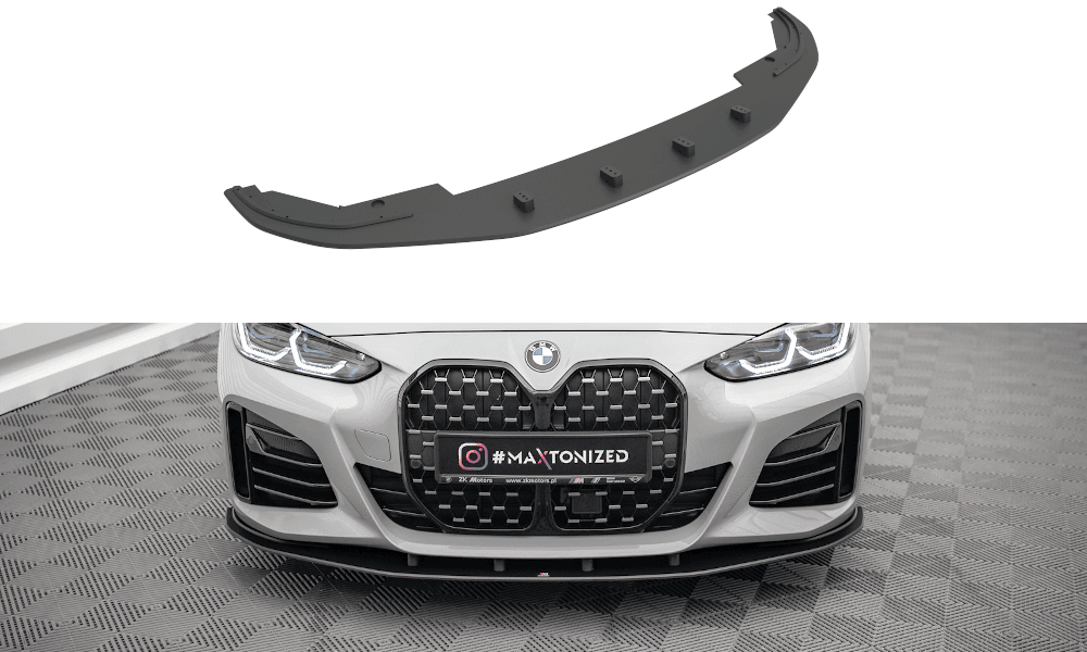 Front Lippe / Front Splitter / Frontansatz Street Pro für BMW 4er Gran Coupe M-Paket G26 von Maxton Design