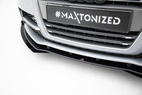 Front Lippe / Front Splitter / Frontansatz Street Pro mit Flaps für Audi TTS / TT S-Line 8J Facelift von Maxton Design