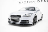 Front Lippe / Front Splitter / Frontansatz Street Pro mit Flaps für Audi TTS / TT S-Line 8J Facelift von Maxton Design