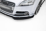 Front Lippe / Front Splitter / Frontansatz Street Pro mit Flaps für Audi TTS / TT S-Line 8J Facelift von Maxton Design