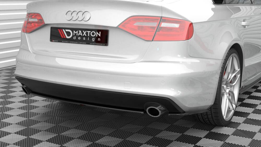 Zentraler Hinterer Splitter für Audi A4 S-Line B8 Facelift von Maxton Design