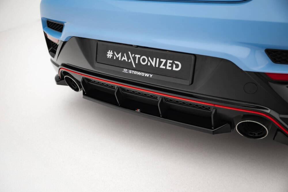 Zentraler Hinterer Splitter für Hyundai Veloster N MK2 von Maxton Design