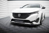 Front Lippe / Front Splitter / Frontansatz für Peugeot 308 GT MK3 von Maxton Design