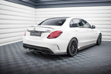 Zentraler Hinterer Splitter für Mercedes C63 AMG Limousine / T-Modell W205 / S205 von Maxton Design