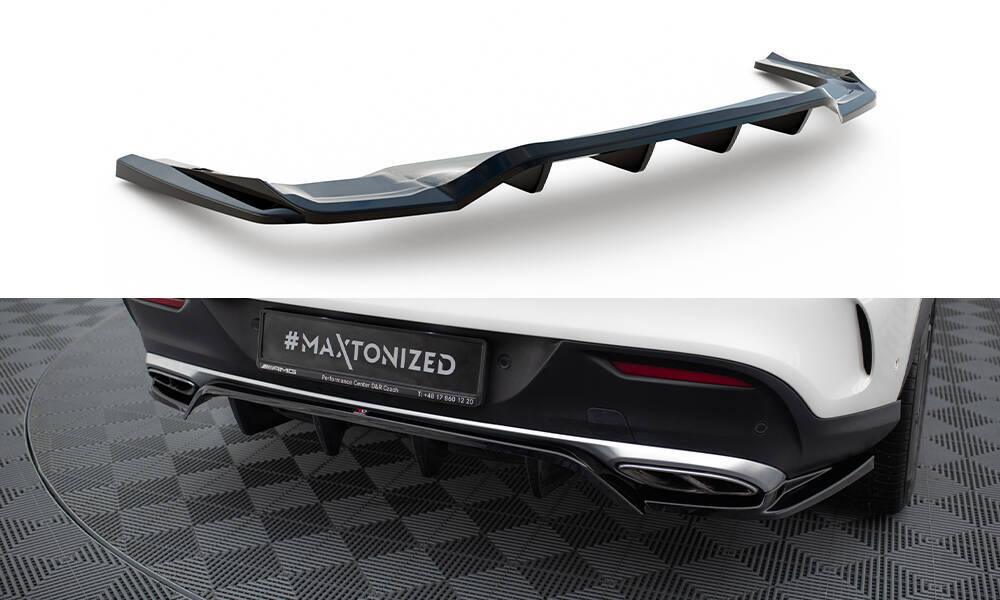 Zentraler Hinterer Splitter für Mercedes-Benz GLE Coupe 43AMG C292 von Maxton Design