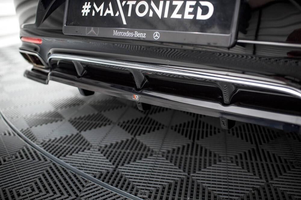 Zentraler Hinterer Splitter für Mercedes S-Klasse Coupe AMG-Line C217 Facelift von Maxton Design