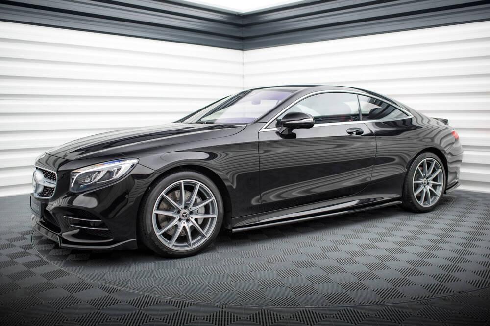 Seitenschweller Erweiterung für Mercedes S-Klasse Coupe AMG-Line C217 Facelift von Maxton Design