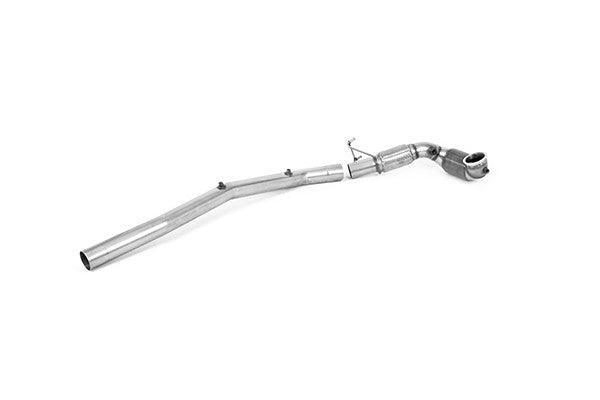 Milltek Downpipe inkl. 200 Zellen Hi-Flow Rennkat für Audi S3 2.0TFSI Quattro Sportback 310PS 8Y (mit OPF) ab 2020