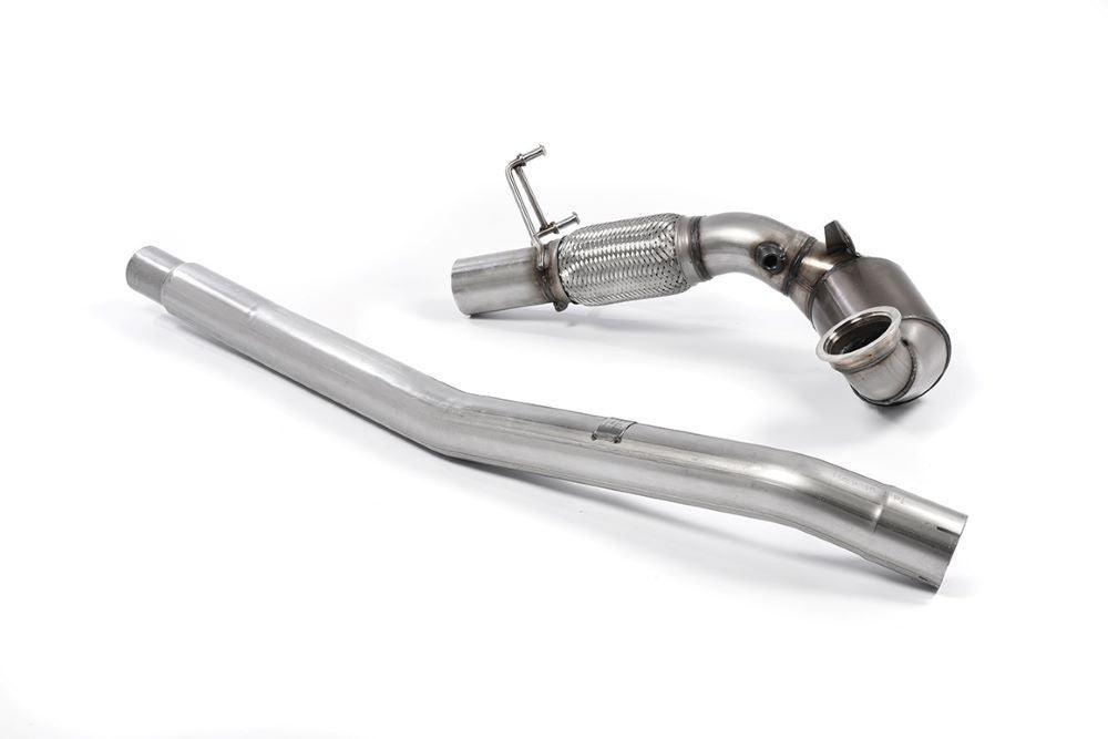 Milltek Downpipe inkl. Hi-Flow Sportkat V1 für Seat Leon Cupra 280 & 290 2.0 TSI (ohne OPF) ab 2014 (Typ 5F)