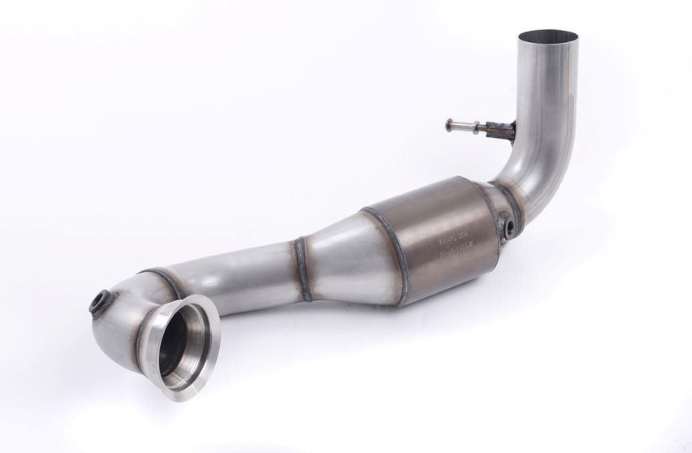 Milltek Downpipe inkl. Hi-Flow Sportkat für Mercedes A-Klasse A45 AMG 2.0 Turbo (W176) ab 2012