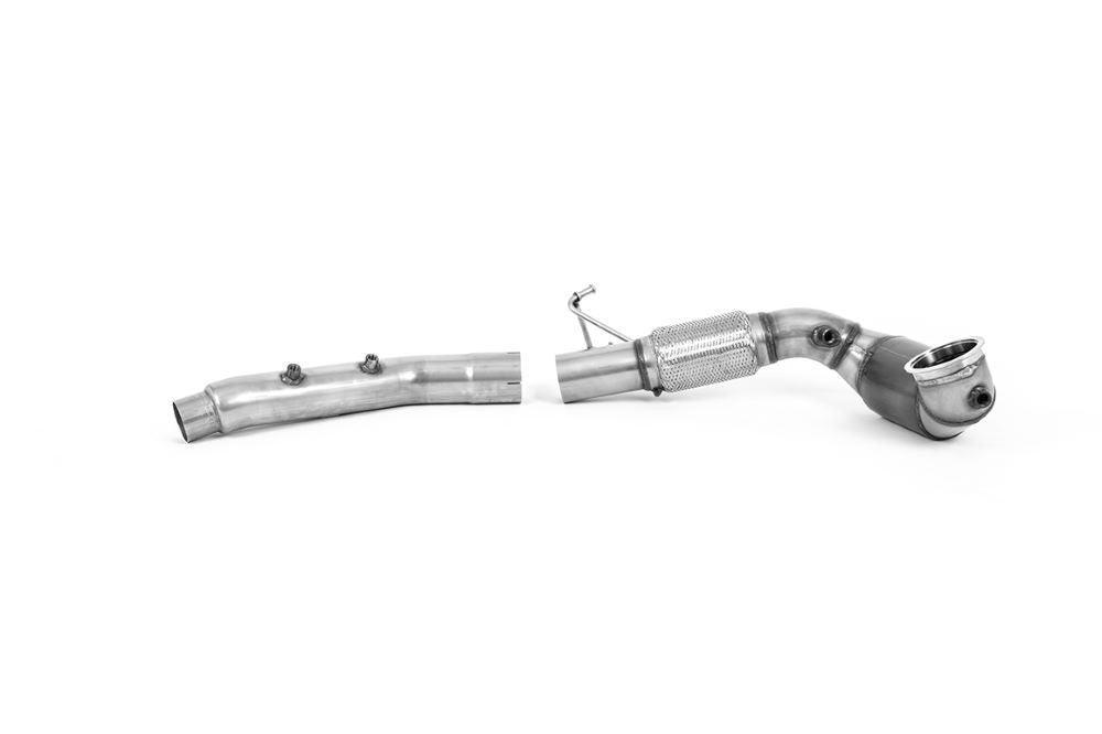 Milltek Downpipe inkl. Hi-Flow Sportkat für Skoda Octavia vRS 2.0 TSI 245PS (MQB EVO Mk4) Hatch & Kombi (mit OPF) ab 2020 (Typ NX)