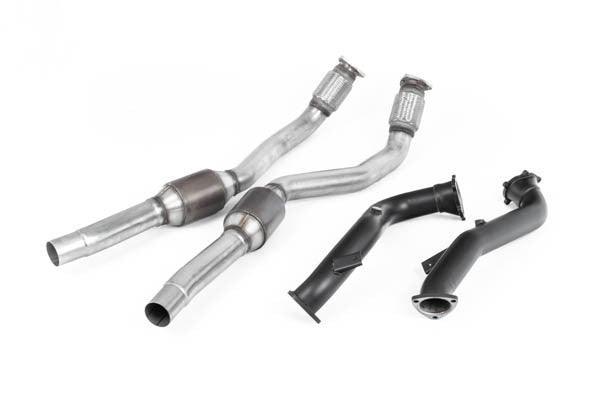 Milltek Downpipe mit 100 Zellen Kat V1 für Audi RS6 C7 4.0 TFSI biturbo Quattro inkl. Performance Edition ab 2013