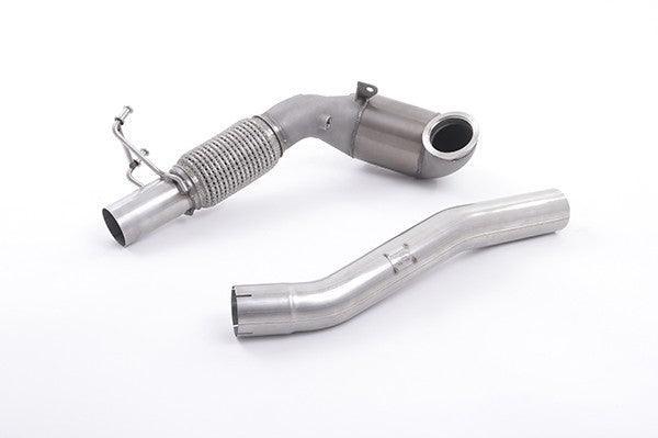 Milltek Downpipe mit 200 Zellen Rennkat für Seat Leon ST Cupra 280 & 290 2.0 TSI (280 & 290PS - ohne OPF) ab 2015 (Typ 5F)