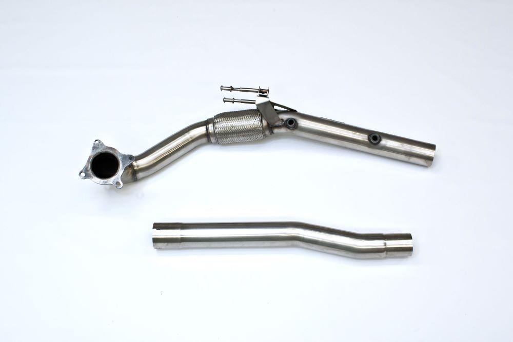 Milltek Downpipe ohne Kat für Audi A3 2.0T FSI Quattro 5 Türer SportBack ab 2004 (Typ 8V)