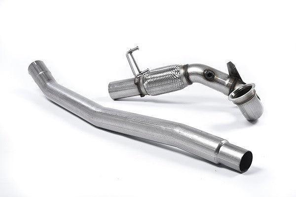 Milltek Downpipe ohne Kat V1 für VW Golf MK7 GTi (inkl. GTi Performance Pack Clubsport & Clubsport S) ab 2013 (Typ AU)