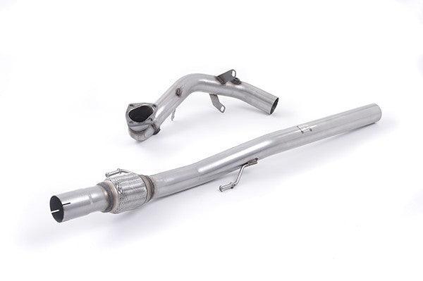 Milltek Downpipe ohne Kat für VW Polo GTi 1.4 TSI 180PS 7spd DSG ab 2010 (Typ 6R, 6C)