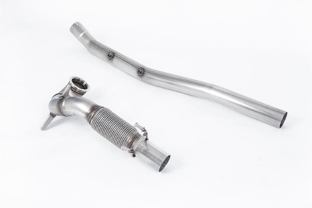 Milltek Downpipe ohne Kat V2 für VW T-Roc R 2.0TSI 300ps (mit OPF) ab 2019 (Typ A1)