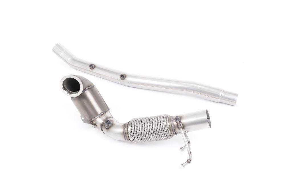 Milltek HJS 200 Zellen Downpipe V2 für Audi S3 2.0 TFSI Quattro Limousine & Cabrio 8V.2 (mit OPF) ab 2019