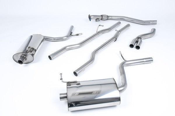 Milltek Sportabgasanlage ab Kat V1 für Audi A4 2.0 TFSI B7 Quattro und DTM ab 2005 (Typ 8E)