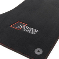 Original Audi RS3 (8V) Premium Textil Fußmatten Set vorne und hinten mit RS Logo