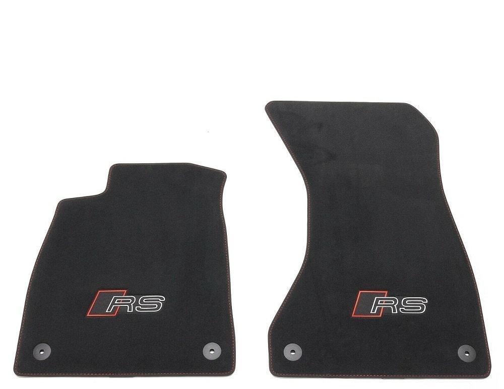 Original Audi RS6 (C8) Premium Textil Fußmatten Set vorne und hinten mit RS Logo