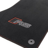 Original Audi RS7 (C8) Premium Textil Fußmatten Set vorne und hinten mit RS Logo