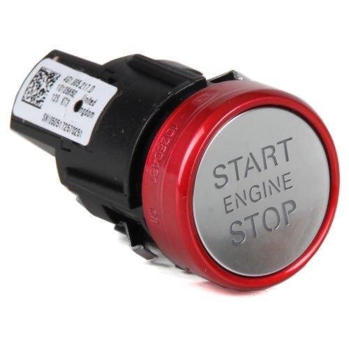 Audi A6 4k C8 start button red