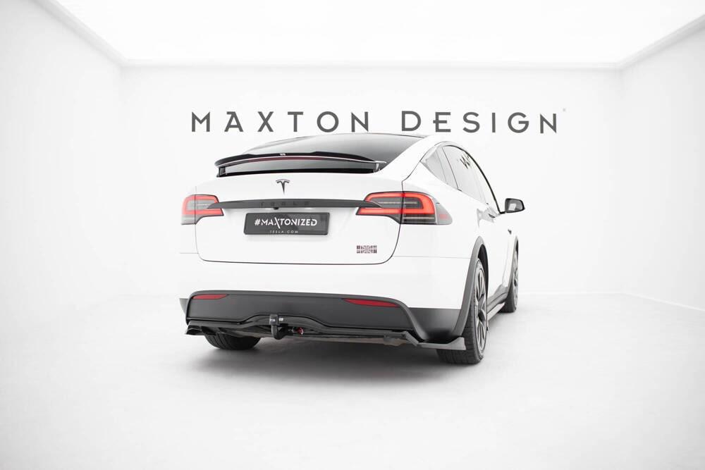 Zentraler Hinterer Splitter V.2 für Tesla Model X Facelift von Maxton Design