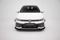 Front Lippe / Front Splitter / Frontansatz Street Pro für VW Golf 8 GTI / GTE Facelift von Maxton Design