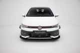 Front Lippe / Front Splitter / Frontansatz Street Pro mit Flaps für VW Golf 8 R-Line Facelift von Maxton Design