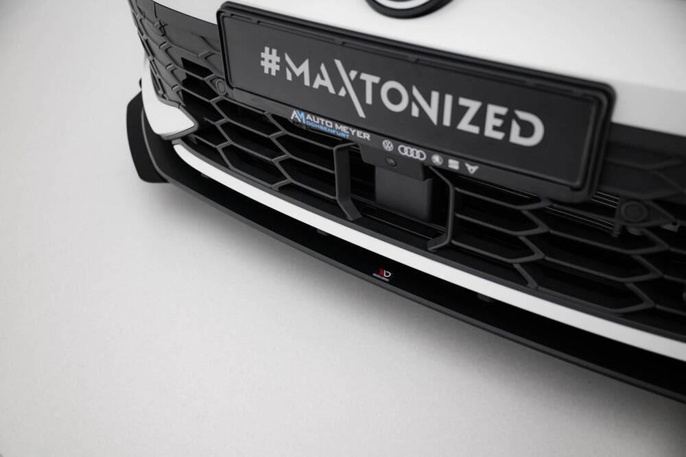 Front Lippe / Front Splitter / Frontansatz Street Pro für VW Golf 8 GTI / GTE Facelift von Maxton Design