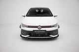 Front Lippe / Front Splitter / Frontansatz V.2 mit Flaps für VW Golf 8 GTI / GTE Facelift von Maxton Design