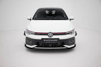 Front Lippe / Front Splitter / Frontansatz V.3 mit Flaps für VW Golf 8 GTI / GTE Facelift von Maxton Design