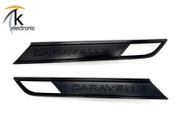 VW T6.1 CARAVELLE Emblem schwarz matt Kotflügel links + rechts