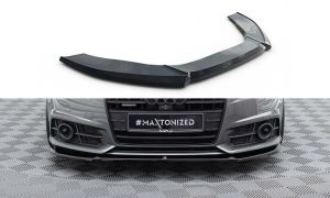 Frontlippe / Front Diffusor / Front Splitter / Frontansatz V.1 für Audi S6 / A6 S-Line C7 FL von Maxton Design