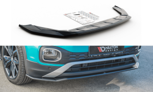 Front Splitter / Cup Schwert / Frontansatz für VW T-Cross C1 von Maxton Design