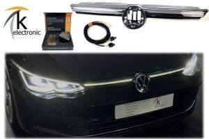 VW Golf 8 CD LED Konturbeleuchtung im Kühlergrill Nachrüstpaket