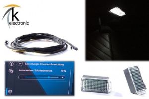 VW Golf 8 LED Fußraumbeleuchtung vorne Nachrüstpaket