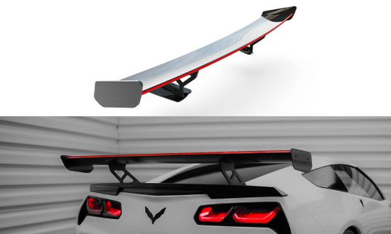 Carbon Heckspoiler mit LED-Licht für Chevrolet Corvette Stingray / Grand Sport C7 von Maxton Design