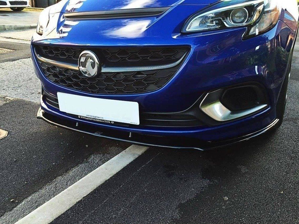 Front Ansatz Spoiler Schwert Diffusor Lippe Tuning für Opel Corsa